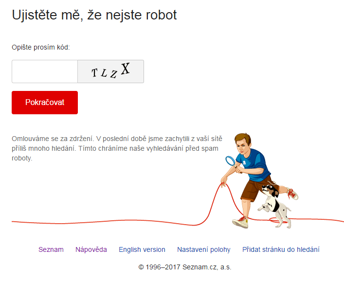 Ověření uživatele