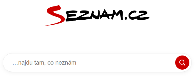 Vyhledávací pole na search.seznam.cz